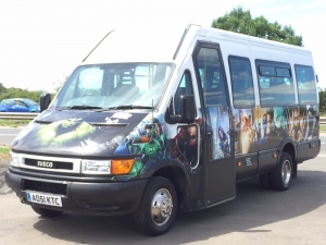 marvel logo 16 seater